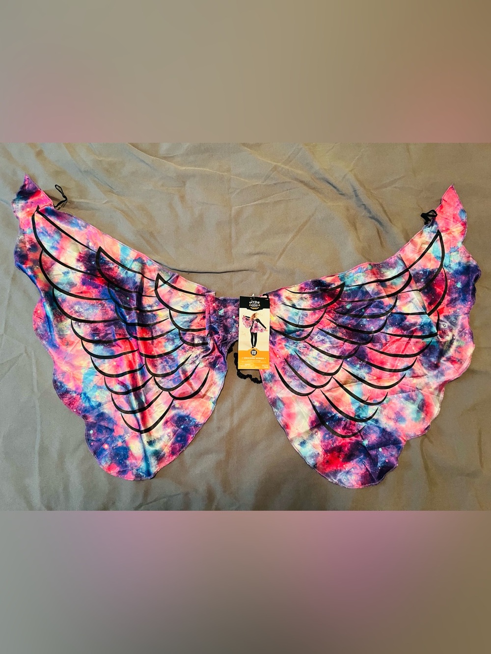 Galaxy Print Unicorn Wings Costume